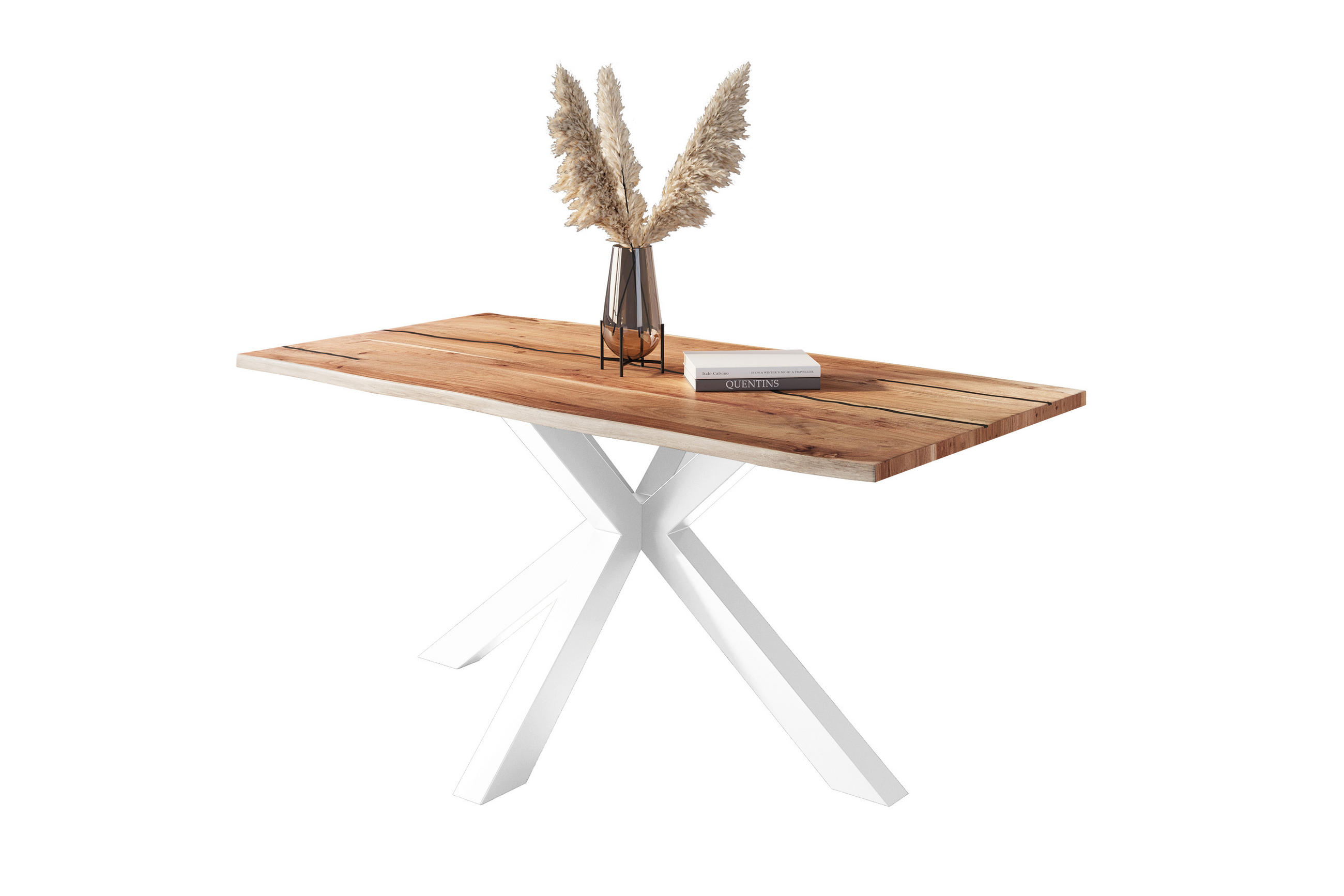 ESSTISCH POLLY - Beige/Naturfarben, Holz (85/160/77cm) - SAM