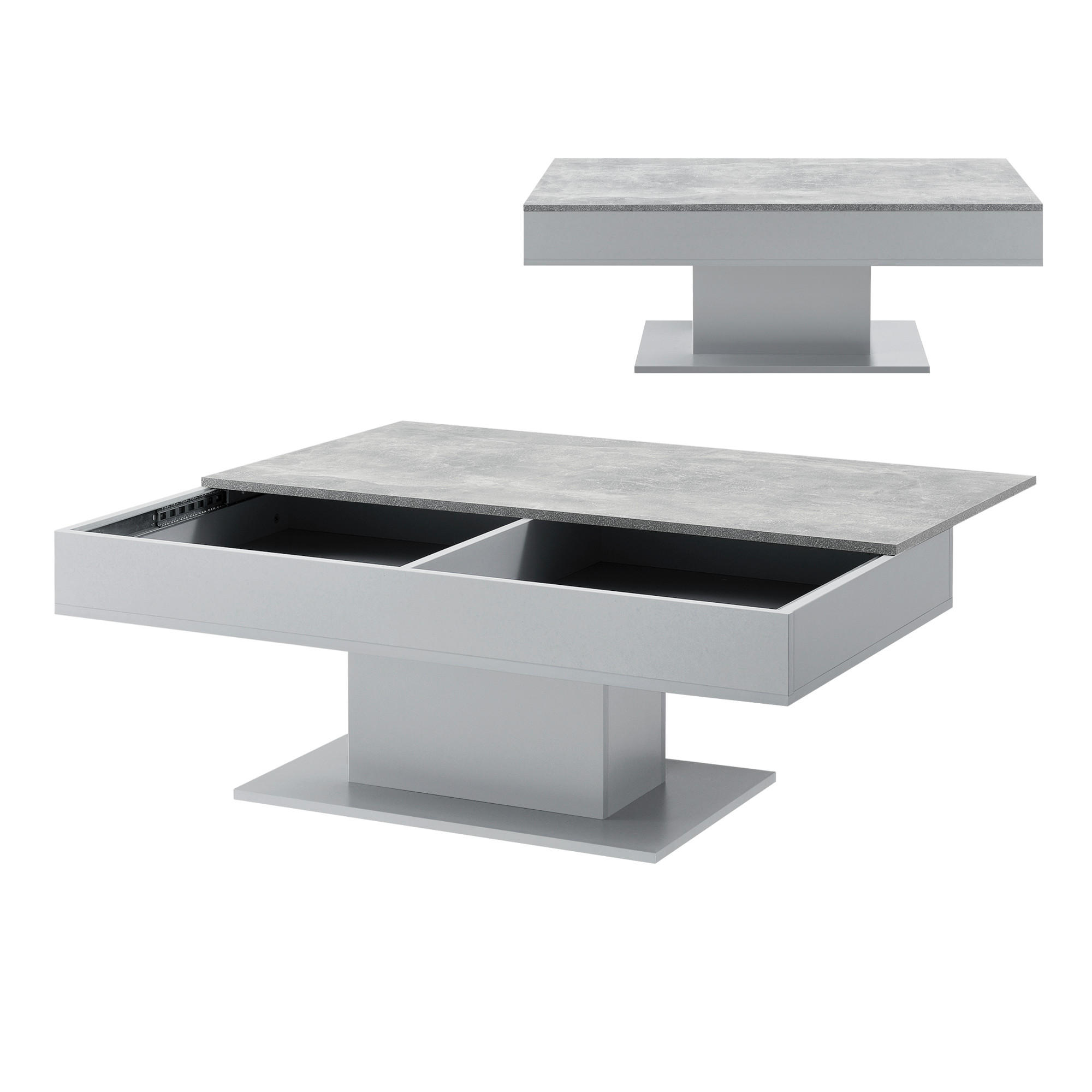 [en.casa] KONFERENČNÍ STOLEK Lünen 110/60/40 cm