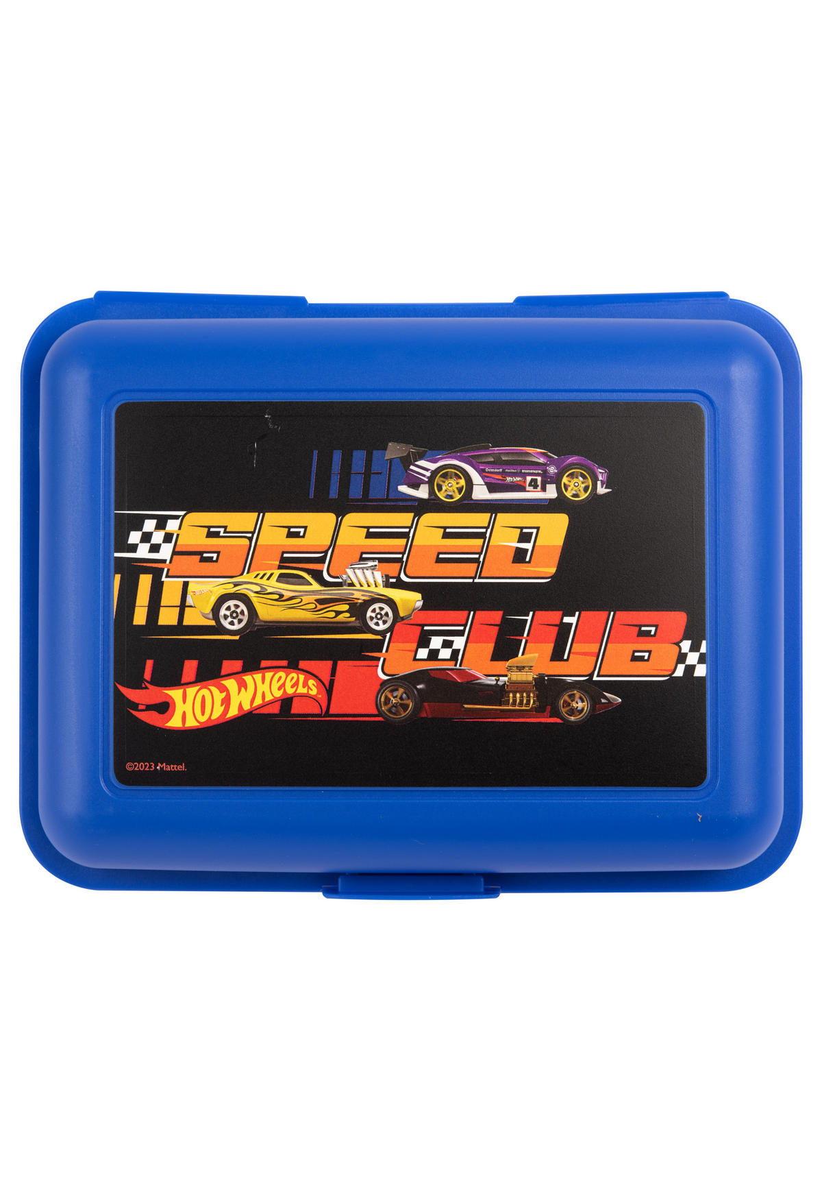 BROTDOSE Hot Wheels Speed Club Blau 17,5 x 12,8 x 6,9 cm - Blau, Kunststoff (17.5/6.9/12.8cm) - Hot Wheels