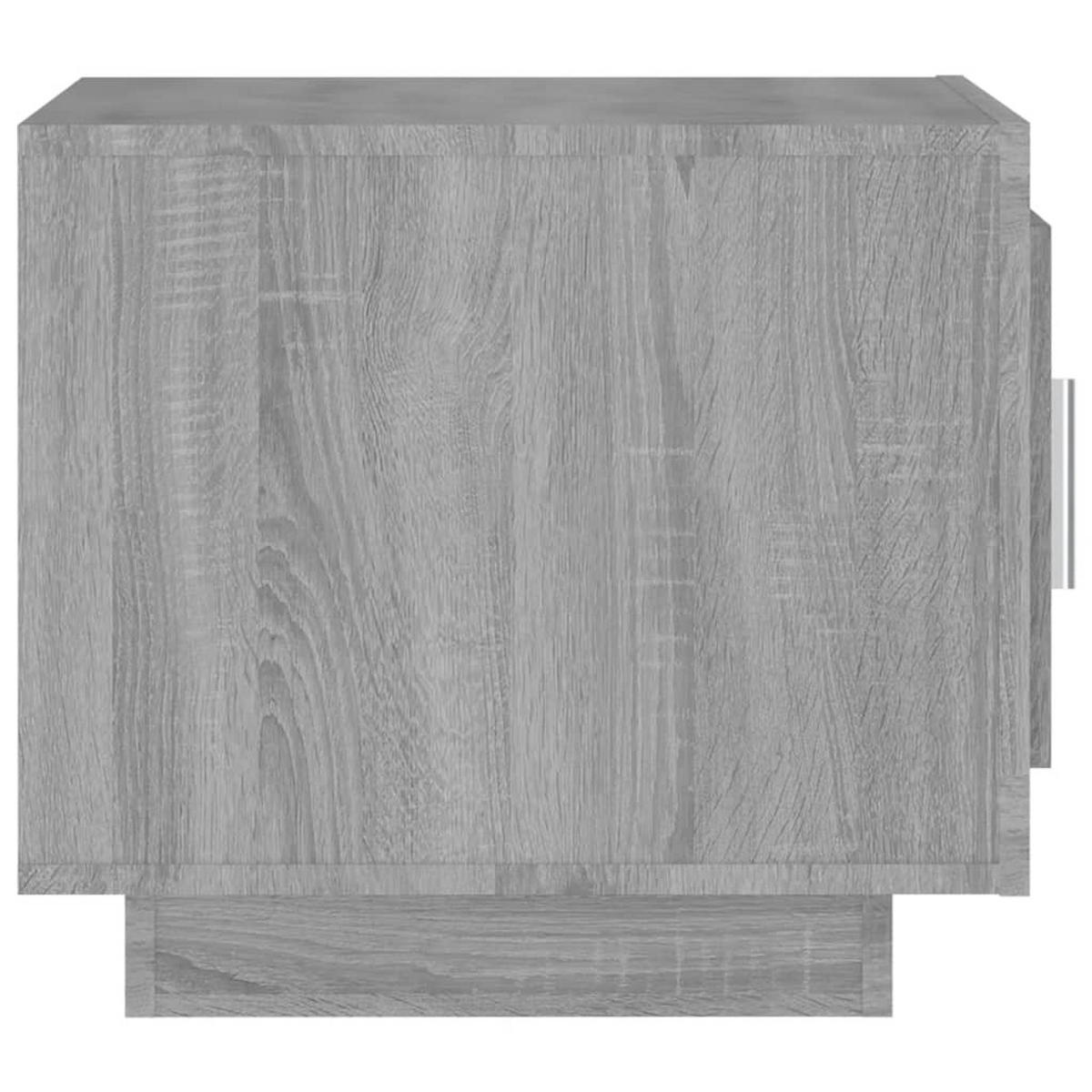 COUCHTISCH Grau Sonoma 51x50x45 cm Holzwerkstoff - Grau, Holzwerkstoff (51/50/45cm) - furnicato