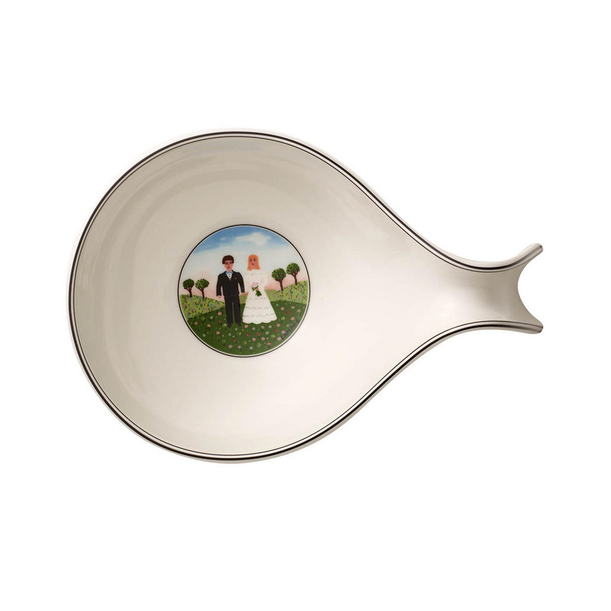 SCHALE MIT GRIFF Design Naif Gifts bunt 600 ml - Multicolor, Keramik (1cm) - Villeroy & Boch