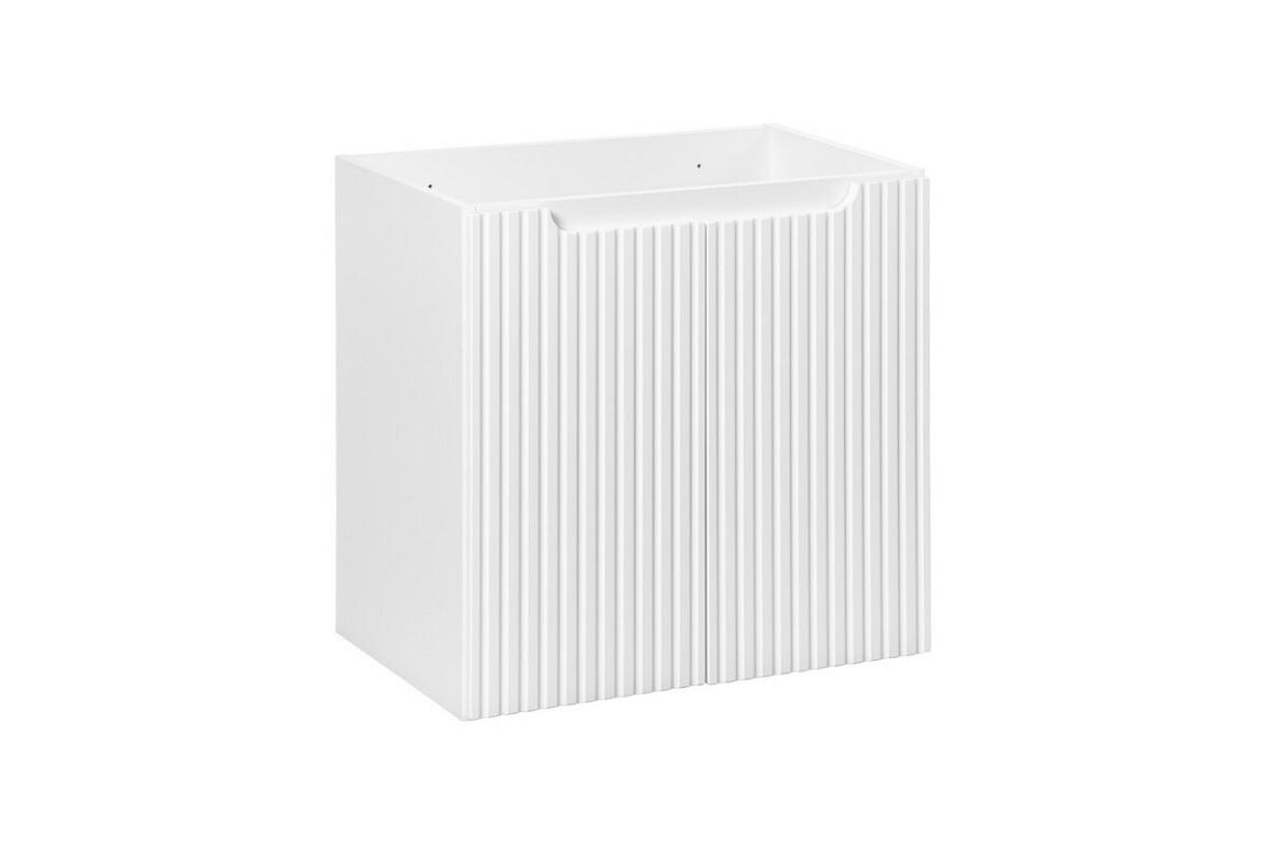 XXXLutz WASCHTISCHUNTERSCHRANK Weiß, Eiche Artisan 60cm × 40cm × 57cm