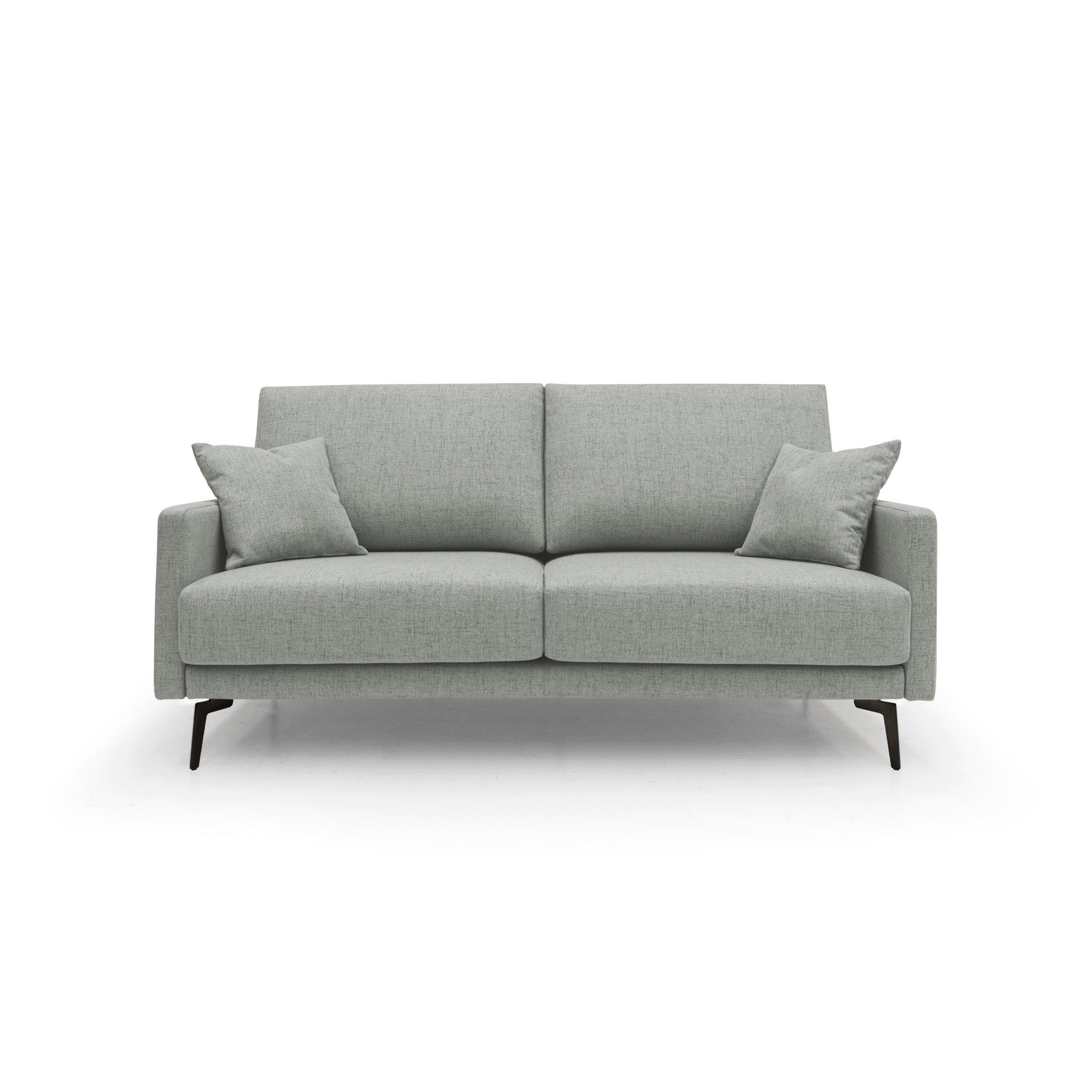 LINEARSOFA Saturno - Hellgrau, Textil (140/94/90cm) - Divani.store