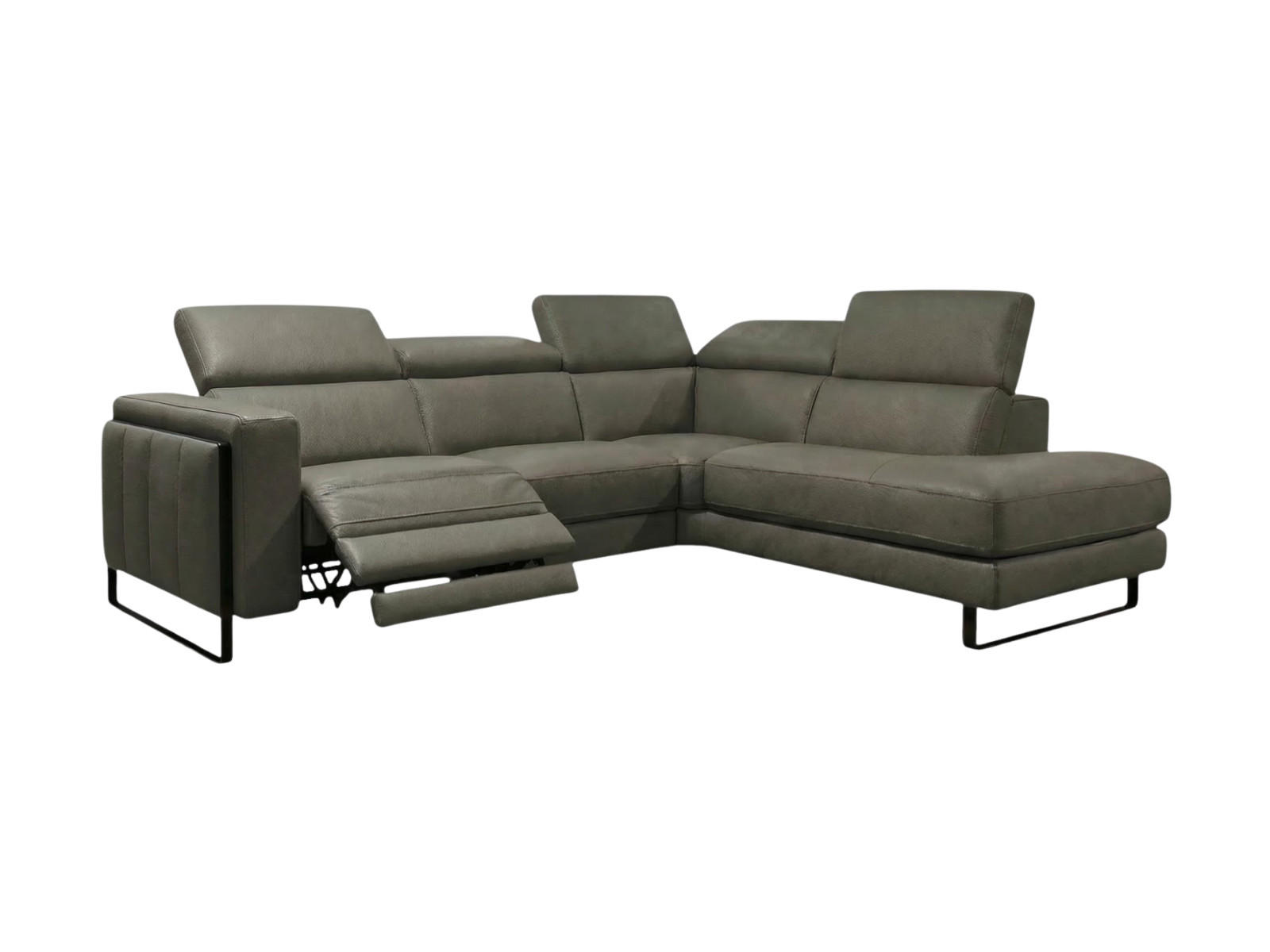 XXXLutz Ecksofa Greige 257x80x220 cm