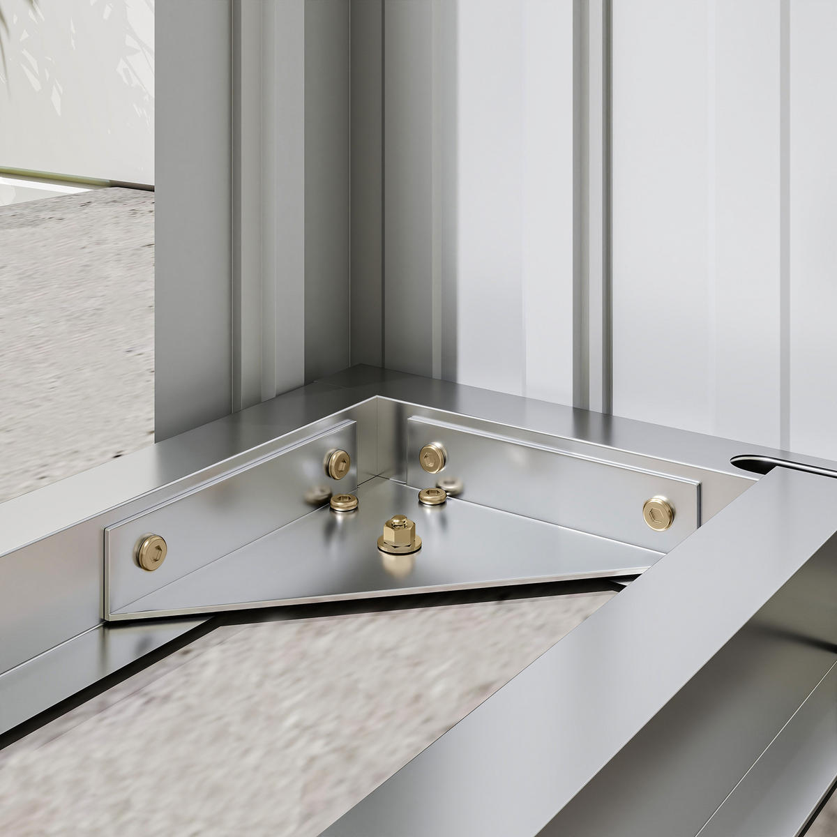 BRENNHOLZREGAL DE-17625 Grün - Grün, Metall (66.5/150/213cm) - ComfortXL