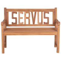 GARTENBANK Servus - Naturfarben, Holz (120/94/60cm) - Mr. Deko