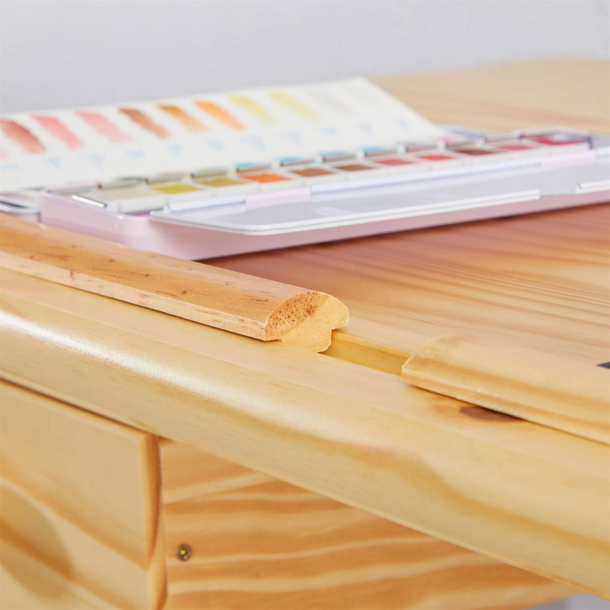 KINDERSCHREIBTISCH FLEXI - Naturfarben, Holz (109/75/55cm) - IDIMEX