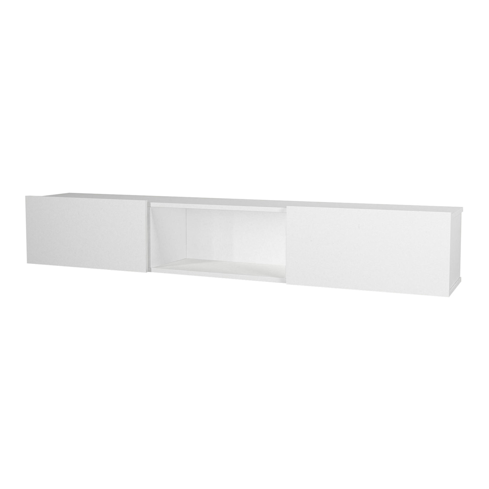 TV-ELEMENT Paltamo - Weiß, Holzwerkstoff (180/29.5/31cm) - [en.casa]
