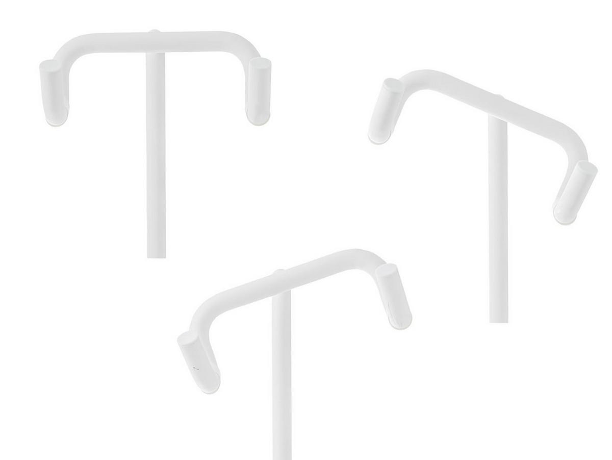 FAHRRAD-STÄNDER Tower weiß 38/92/33 cm für die Wohnung - Weiß, Metall (38/94/33cm) - Yamazaki