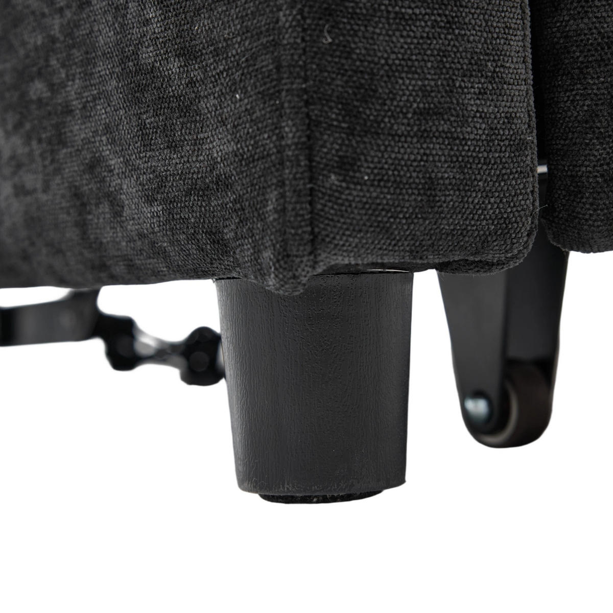 SCHLAFSESSEL DE-35222 mit USB und Tablethalter Schwarz - Schwarz, Metall (72/83.5/109cm) - ComfortXL