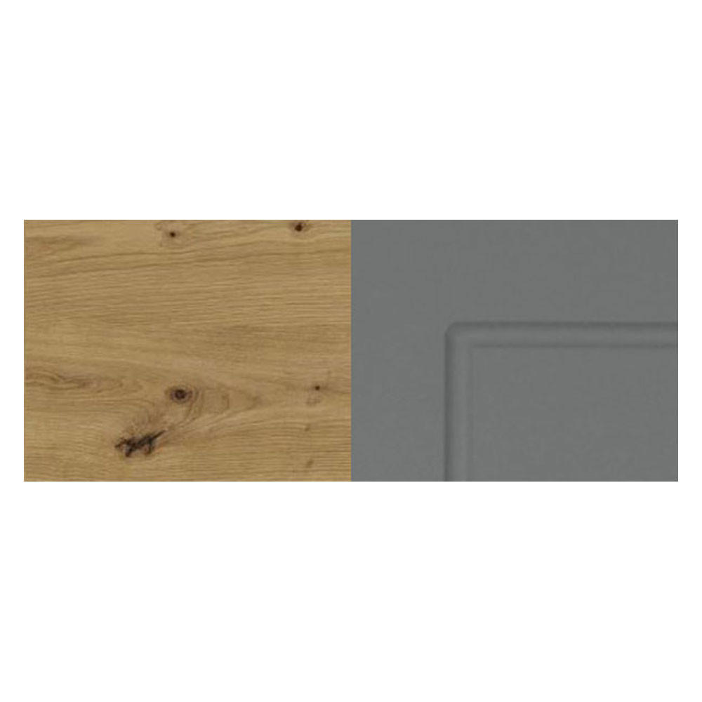 KÜCHENHÄNGESCHRANK Kvantum W3/80 Dust Grey Matt / Eiche Artisan Matt 80 / 32,5 / 72cm - Eiche Artisan/Grau, Holz/Holzwerkstoff (80/72/32.5cm) - Feldmann-Wohnen
