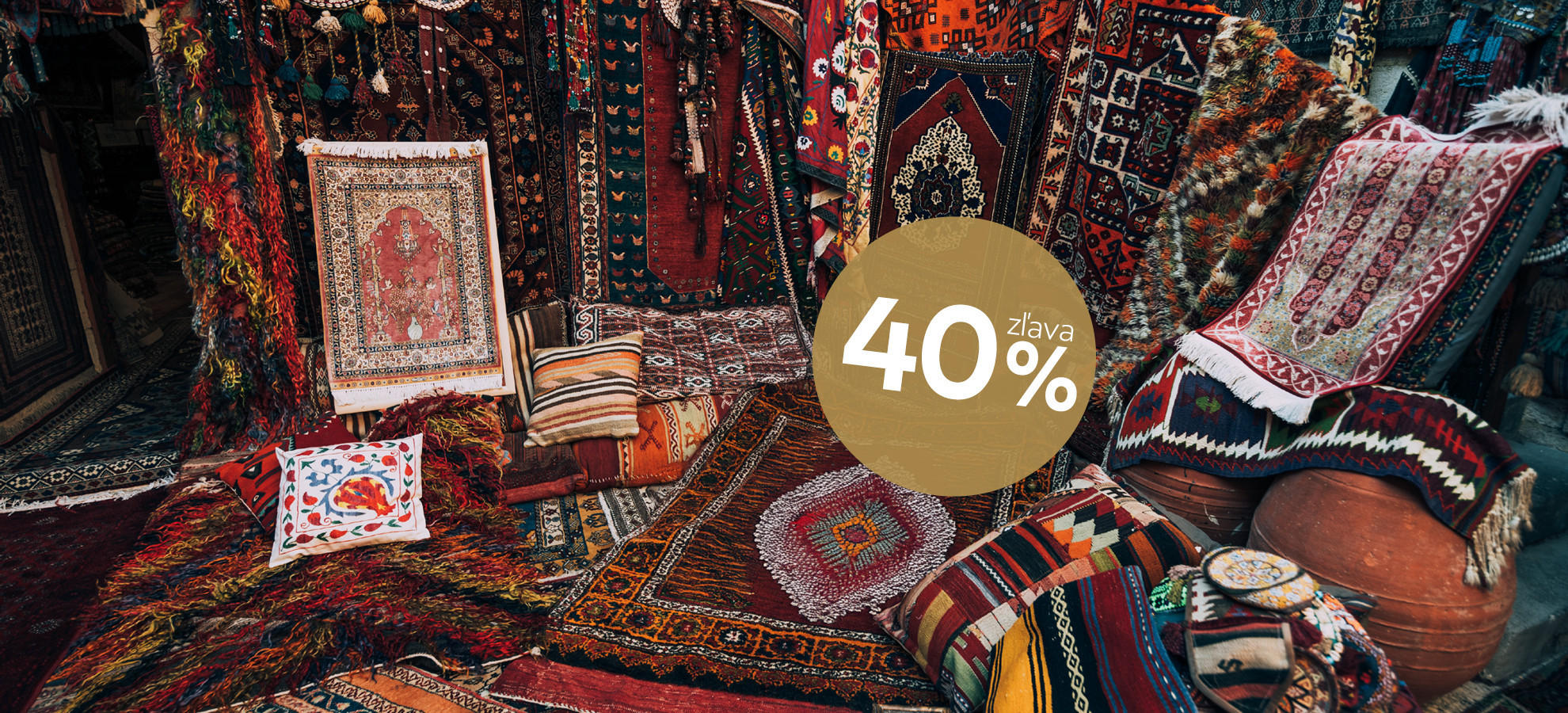 zľava 40 % na orientálne koberce