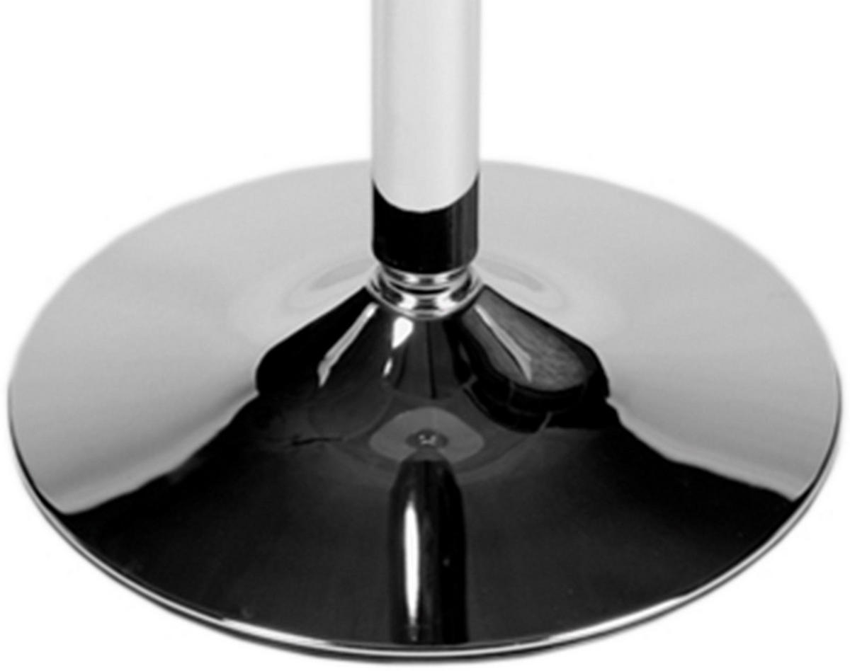 STEHTISCH rund 60 cm Glas klarglas - Klar, Glas/Metall (60/60/105cm) - CLP