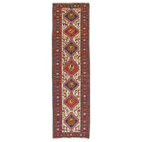 LÄUFER Sumak Shahsavan Beige 275/74 cm Wolle - Beige, Textil (74/275cm) - Looma