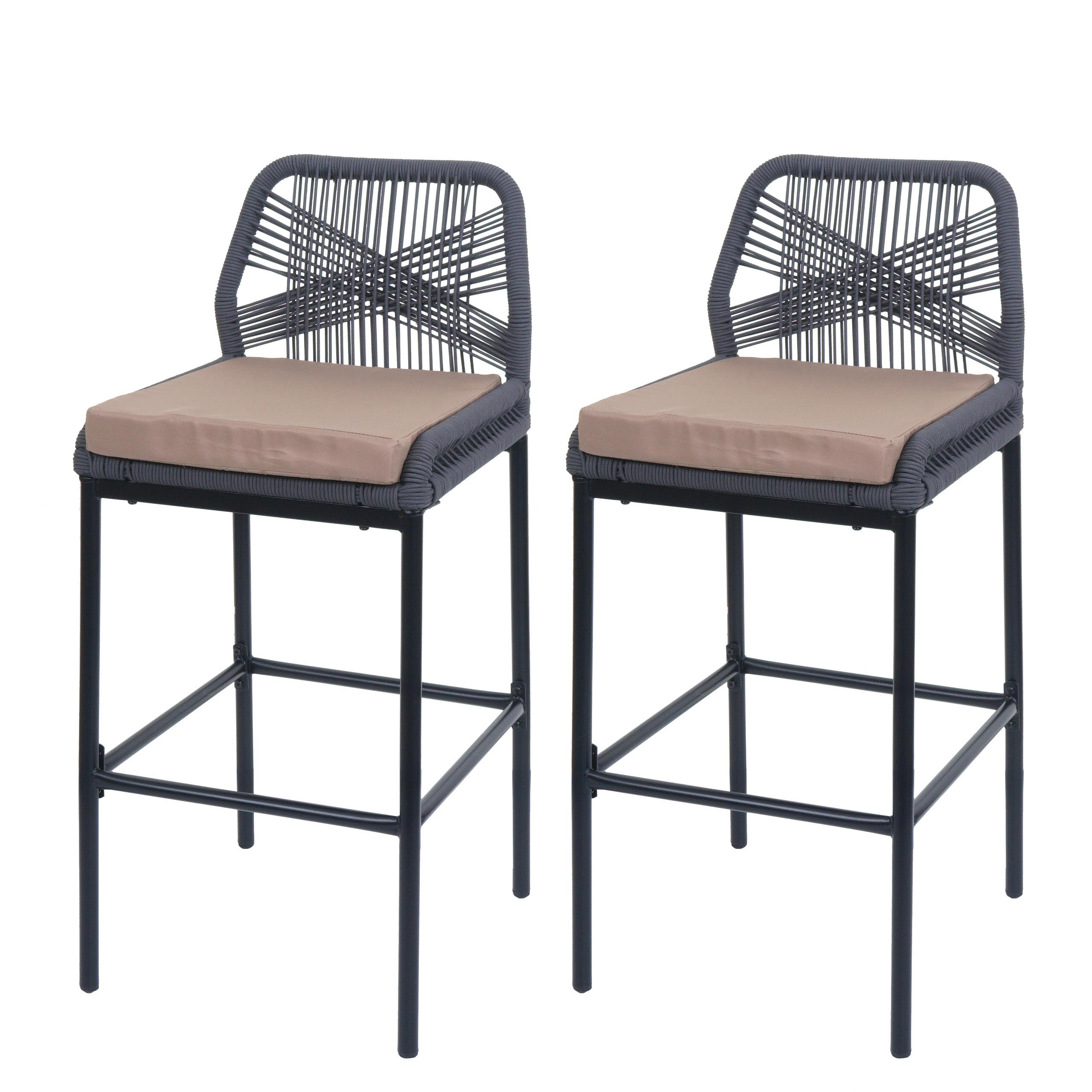 Proregal Gartenstuhl Anthrazit 45x101x52 cm