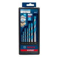 BOSCH EXPERT CYL-9 Multi Construction Bohrer Set 7 tlg. 4 - 12 mm ( 2608900647 ) - Nachfolger von 2607010543 - Multicolor, Kunststoff (218/88/22cm) - Bosch Professional