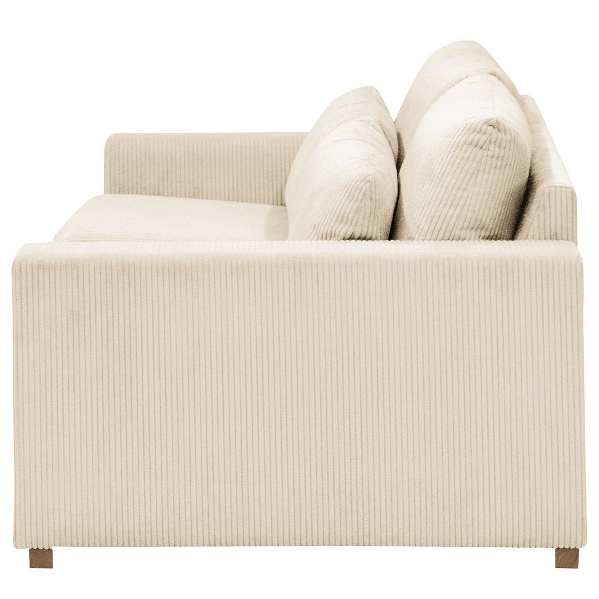 2,5-SITZER SOFA - Creme, Textil (180/82/104cm) - home24