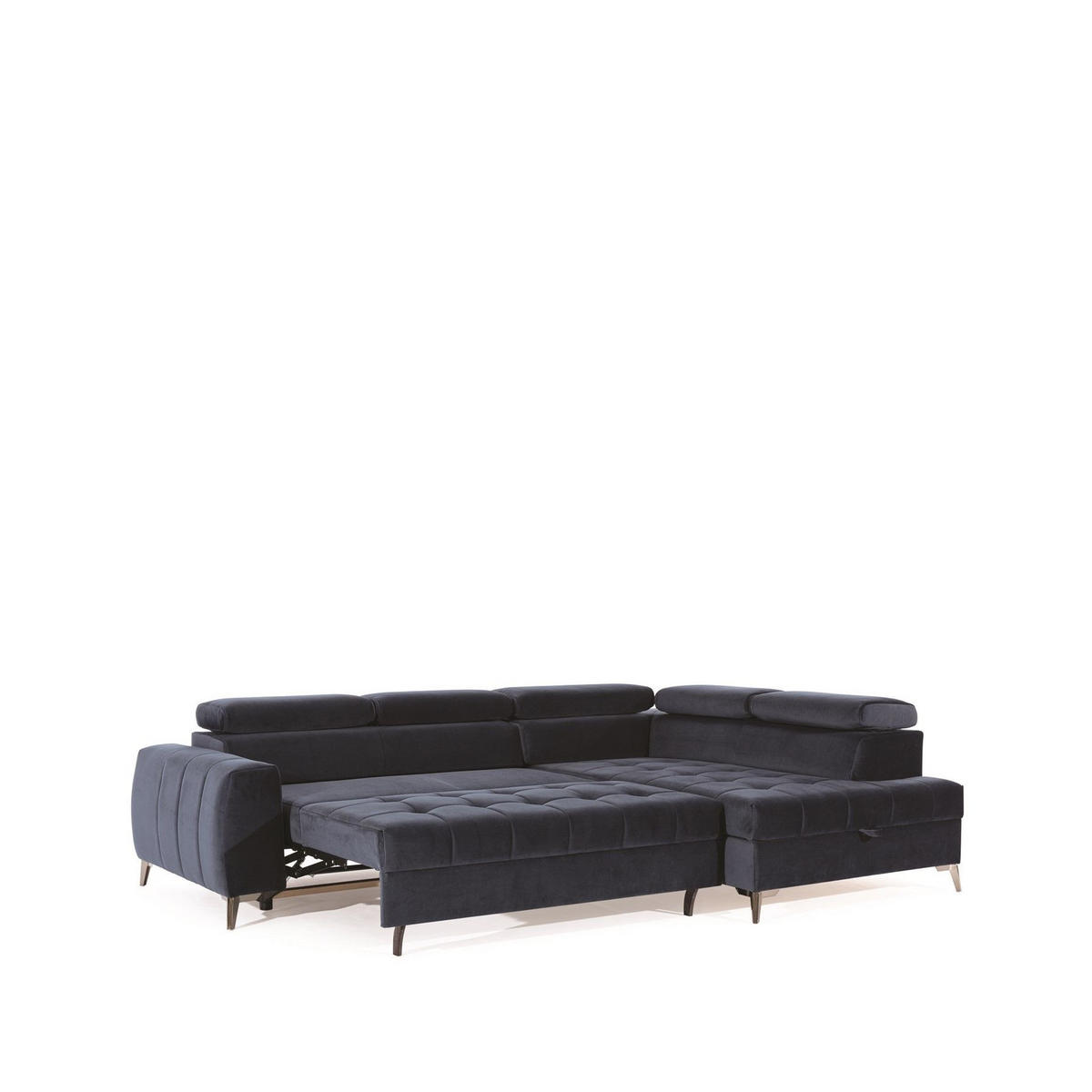 ECKSOFA Schlafsofa Agnesa In Salvador - Braun, Holzwerkstoff/Textil (275/200cm) - Fun Möbel