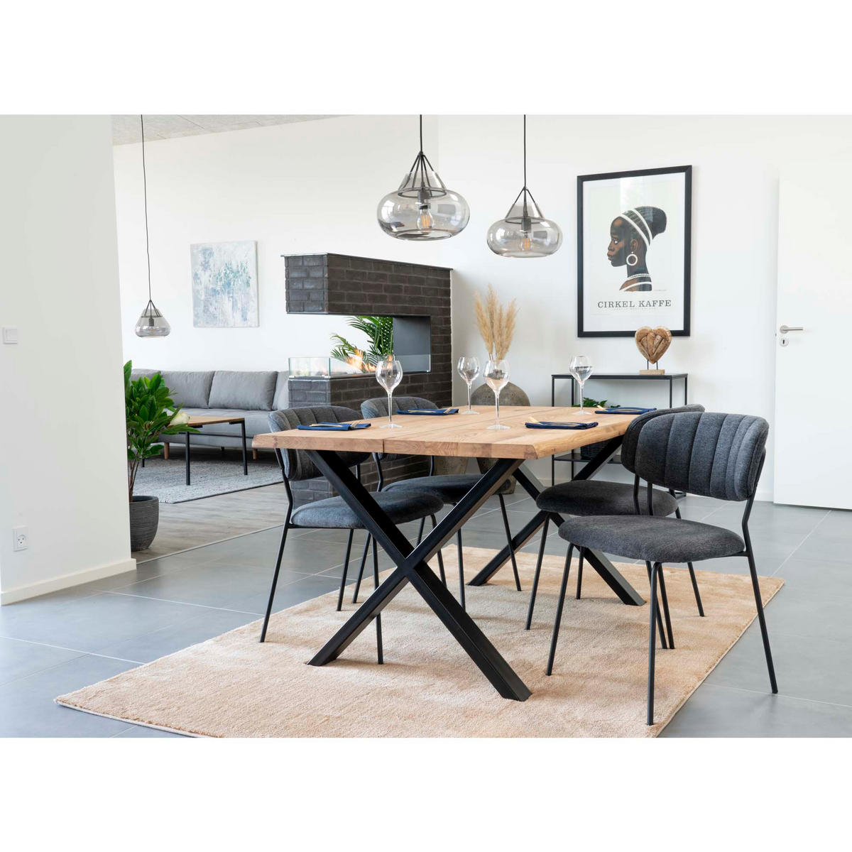 ESSTISCH Eiche - Eiche Wotan, Holzwerkstoff (140/95/74cm) - ebuy24
