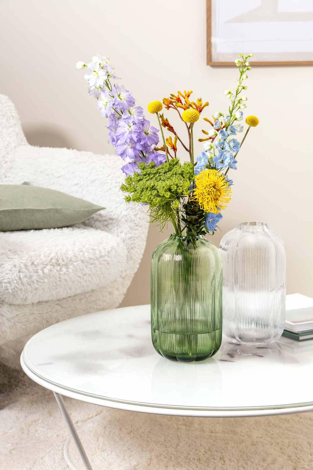 VASEN Fleur bunt 28 cm 2er Set - Multicolor, Glas (28cm) - Villeroy & Boch