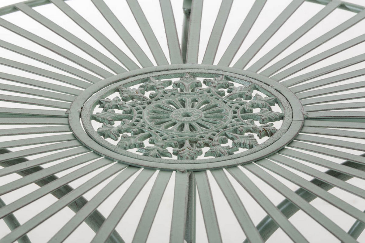 GARTENTISCH Hera antik-grün - Grün, Metall (72.5/70/70cm) - TPFGarden