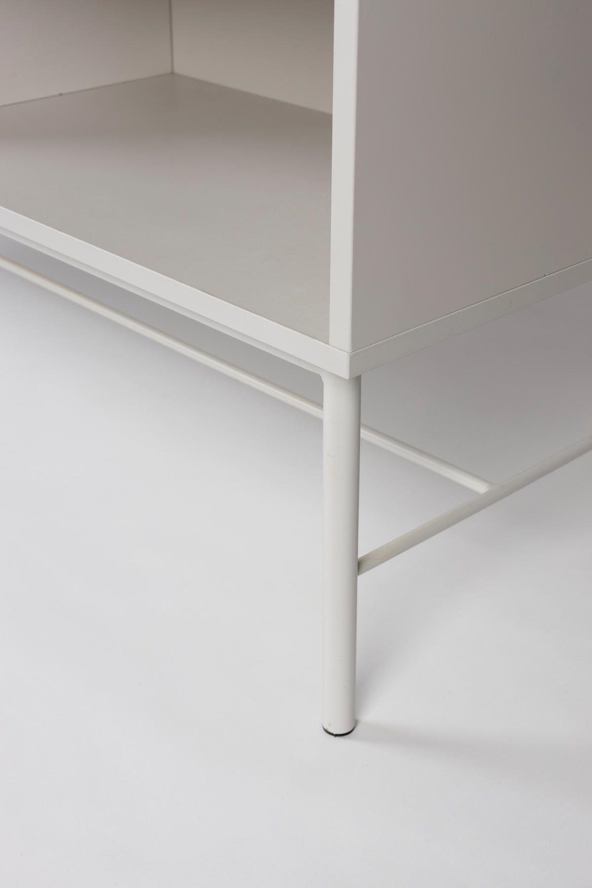 BEISTELLTISCH Cayo - Weiß - 40/124/75 cm - Weiß, Holz (40/124/75cm)