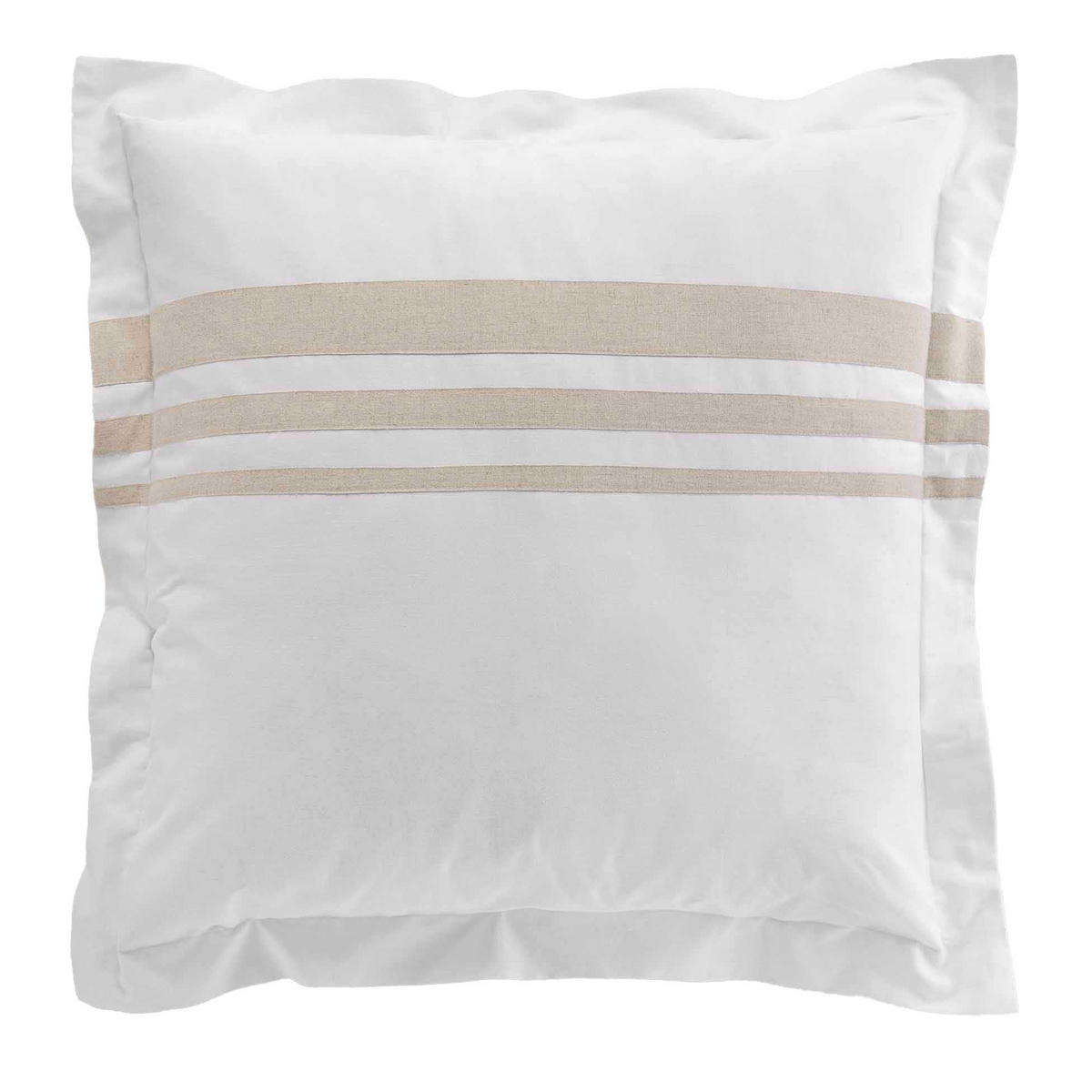 BETTWÄSCHE Margaux 240/220 cm - Weiß, Naturmaterialien (220/240cm) - Douceur d´intérieur