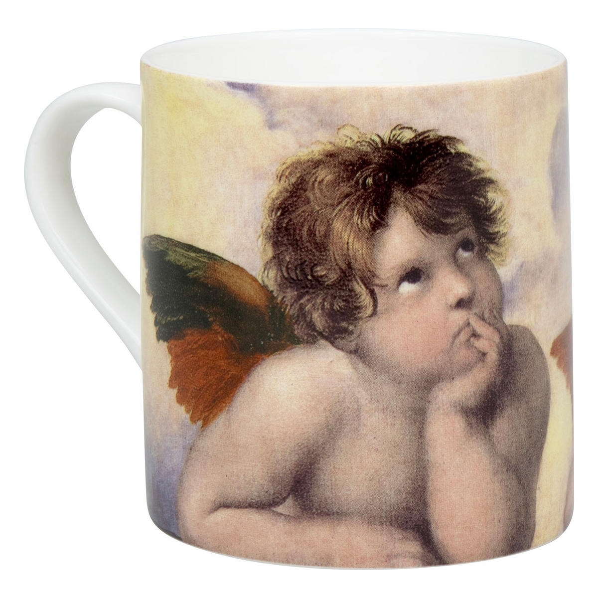 KAFFEEBECHER Madonna Sistina by Raffael - Naturfarben, Keramik (0.4L) - Könitz