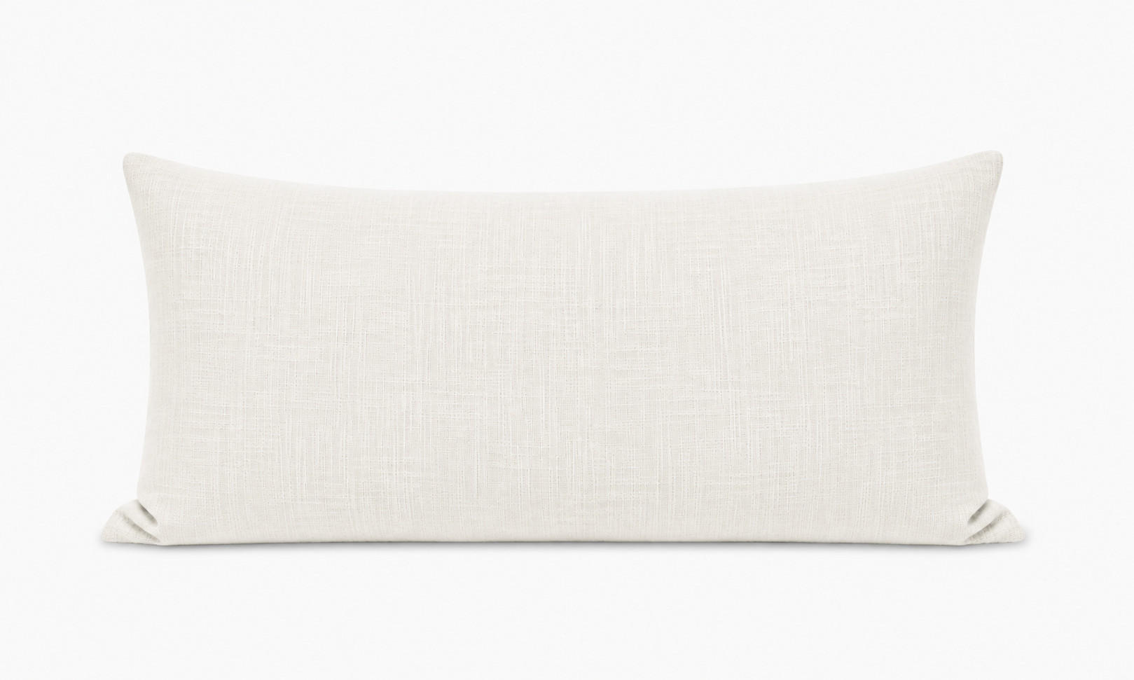 KISSENBEZUG Leinenoptik 30/50 cm Weiß - Weiß, Textil (30/50cm) - TiborTex