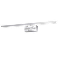 SPIEGELLEUCHTE Qylzork 12.8/12/60 cm - Chromfarben, Kunststoff (60/12.8/12cm) - ZMH