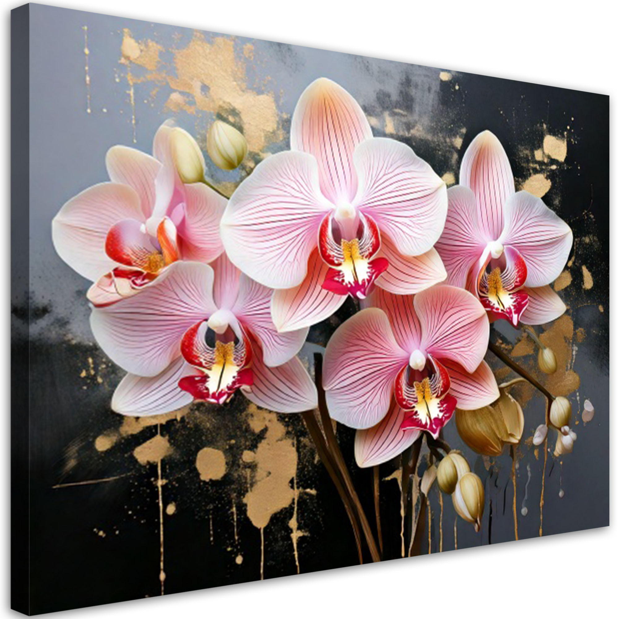 Feeby Leinwandbild Rosa 45x30 cm
