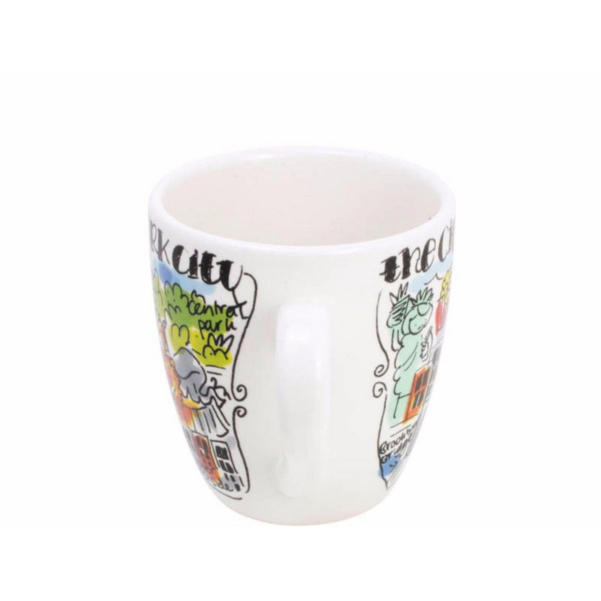 MINI-BECHER New York in Bunt - 200 ml - Multicolor, Keramik (0.2L) - Blond Amsterdam