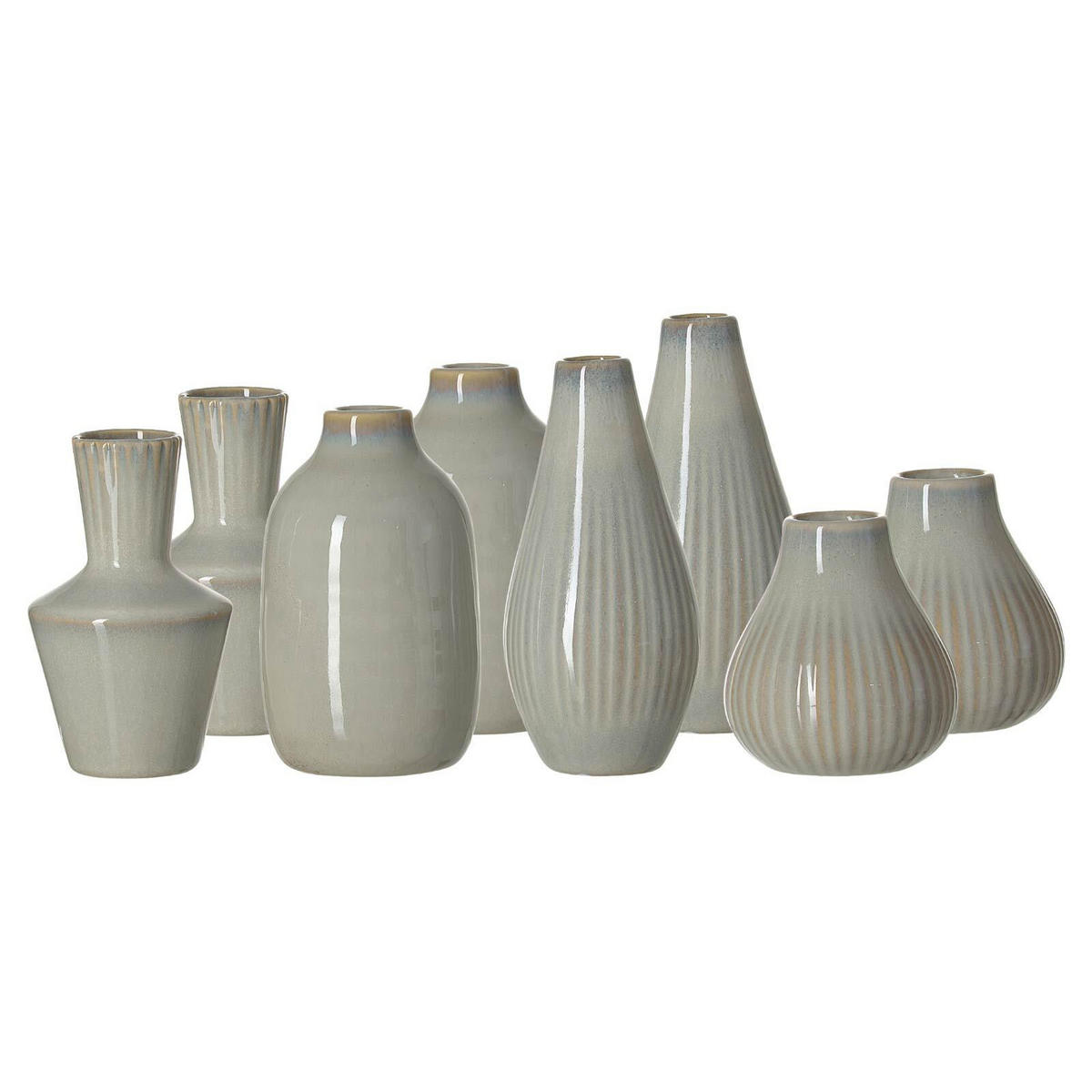 VASEN Granna grau 14,5 cm 8er Set - Grau, Keramik (14.5cm) - Ritzenhoff Breker