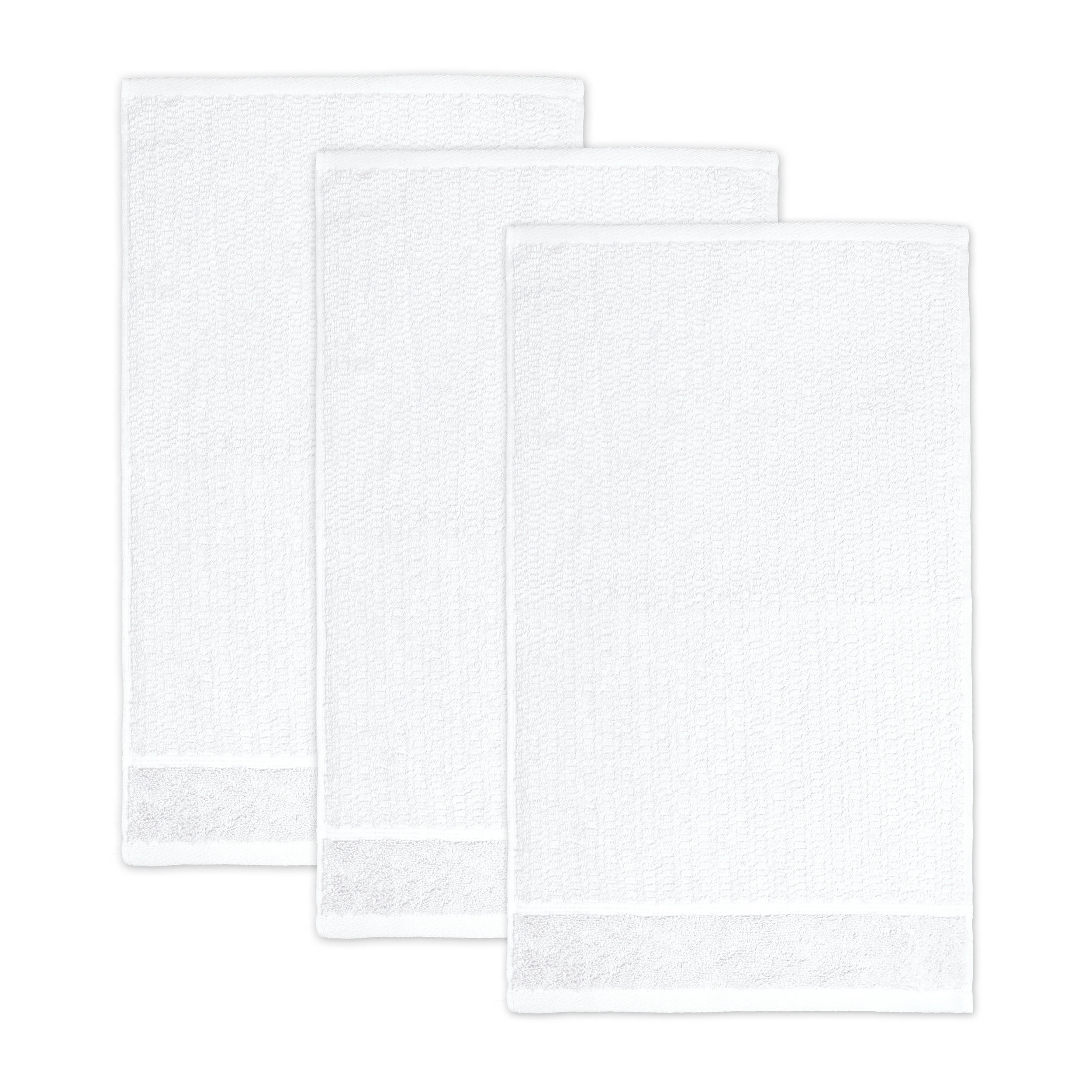 GÄSTETUCH PEARL 3ER PACK - Weiß, Textil (30/50cm) - Möve for Frottana