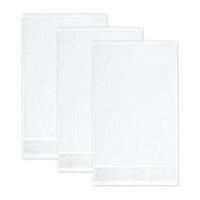 GÄSTETUCH PEARL 3ER PACK - Weiß, Textil (30/50cm) - Möve for Frottana