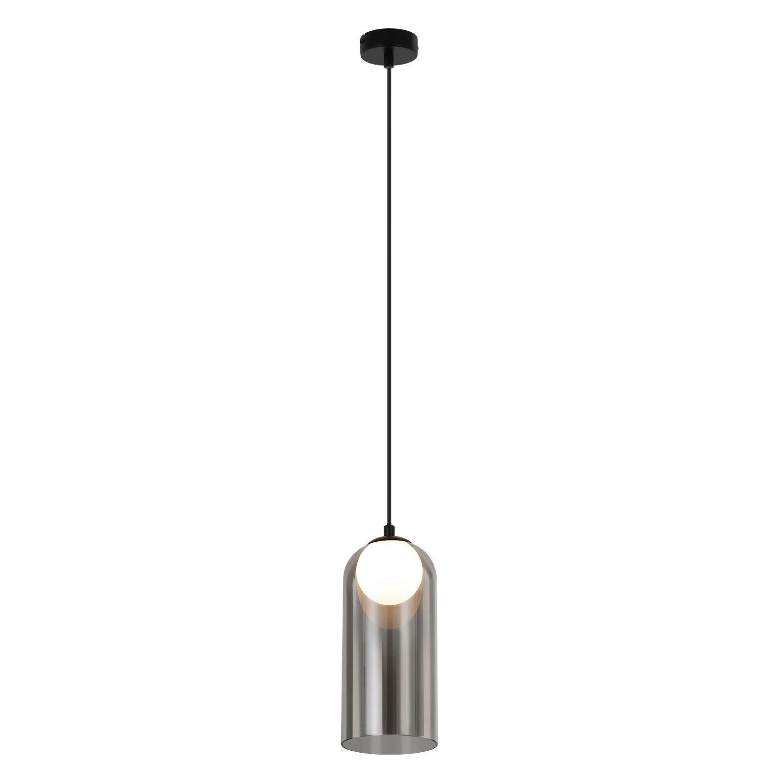 HÄNGELEUCHTE Wrythu 12.0/151.5/12.0 cm - Schwarz, Glas (12/12/151.5cm) - ZMH