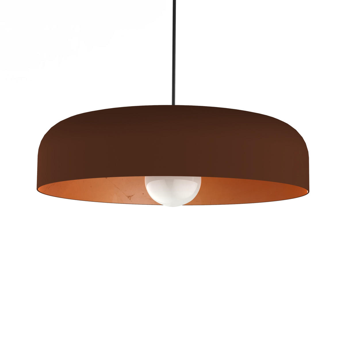HÄNGELEUCHTE - Braun, Metall (40/40/12cm) - Lumicom