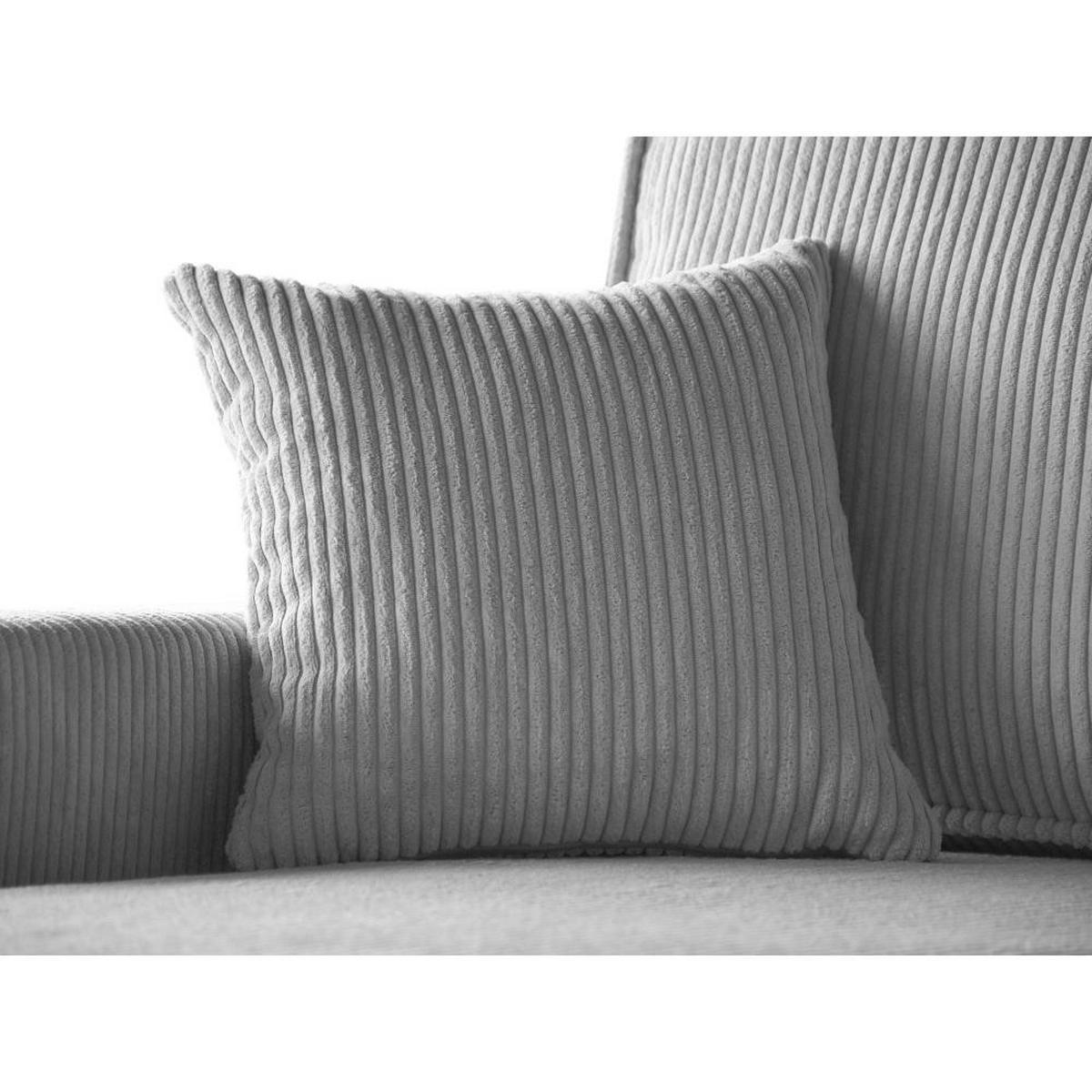 ROHOVÁ ROZKLÁDACÍ POHOVKA Hektor, s funkcí spaní, světle šedá - černá/světle šedá, textil/plast (247/152cm) - Beautysofa