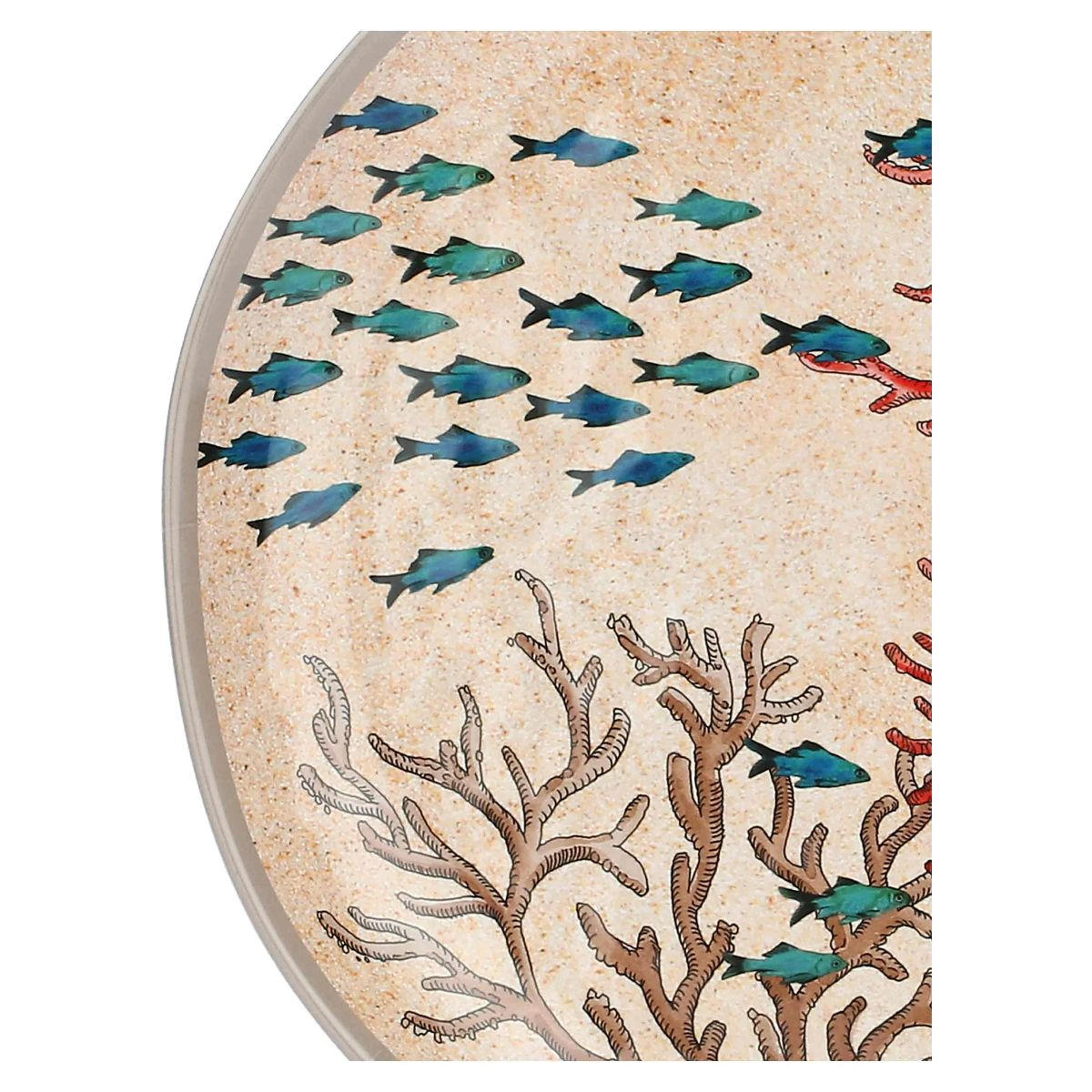 TELLER flach / Speiseteller Ø 27 cm Sea Life Set mit 2 Stück - Multicolor, Kunststoff (27cm) - Rose & Tulipani