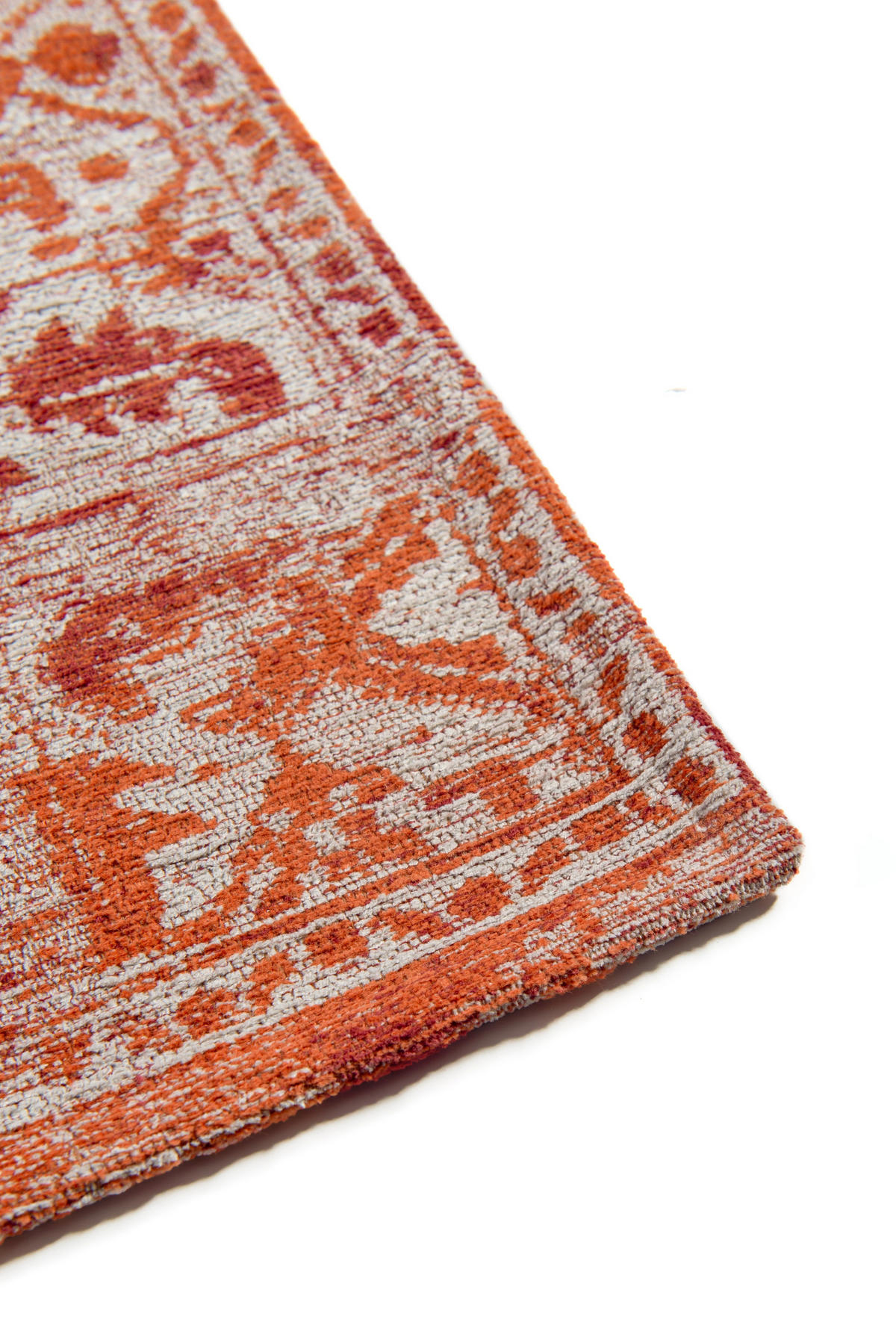 TEPPICH modern Flachgewebe CROWN Rot 170 x 240 cm - Rot, Textil (170/240cm) - Novatrend