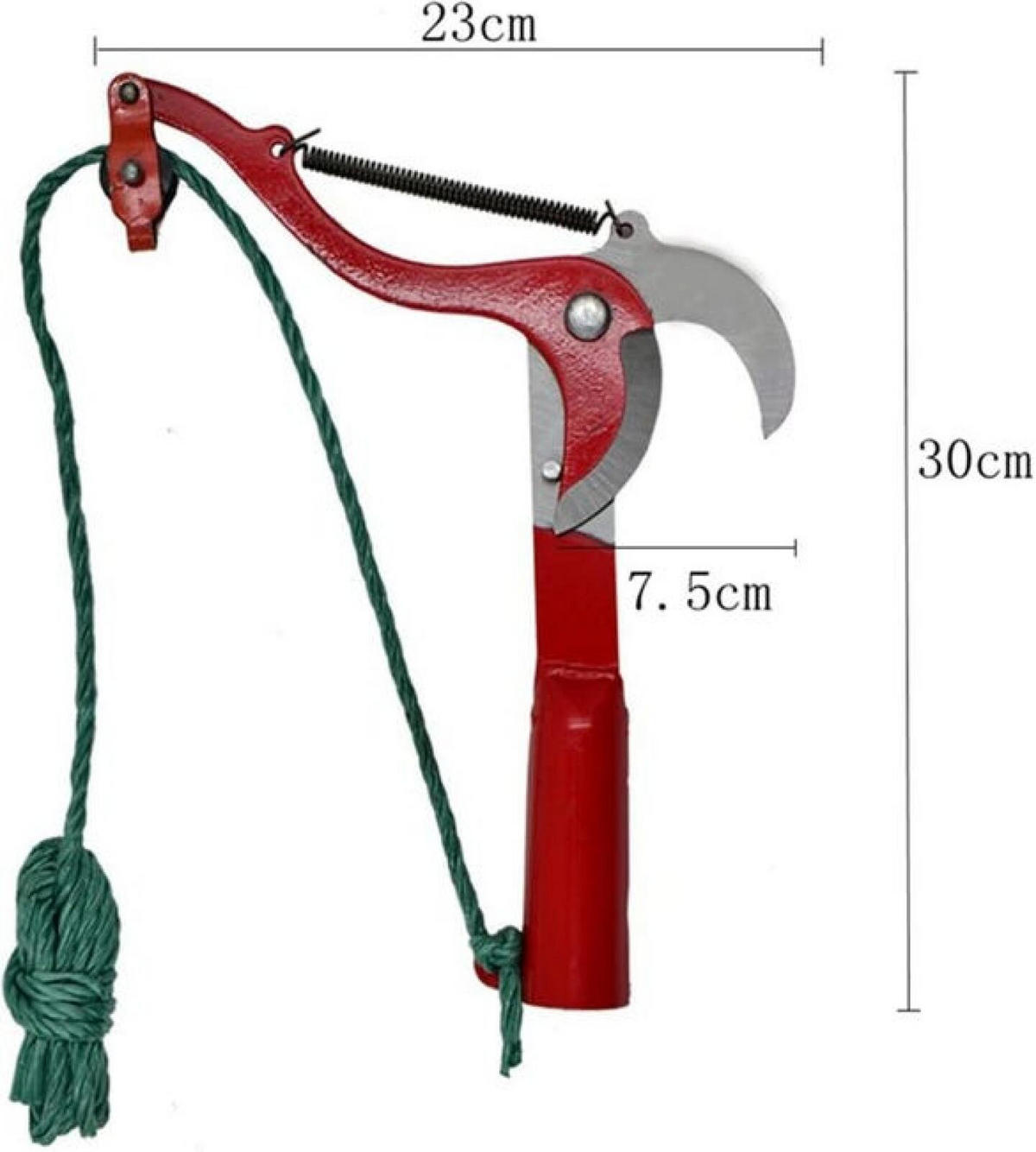 SCHERE – geeignet zum Pflücken von Früchten - Rot, Metall (30/23/1cm) - DCA