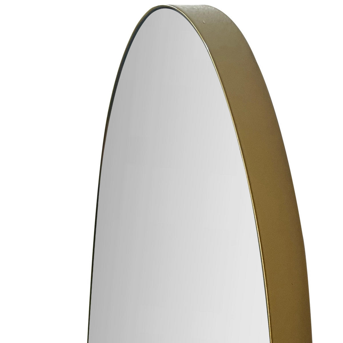 WANDSPIEGEL Milo Gold - Goldfarben, Metall (50/120/3cm) - Fragix