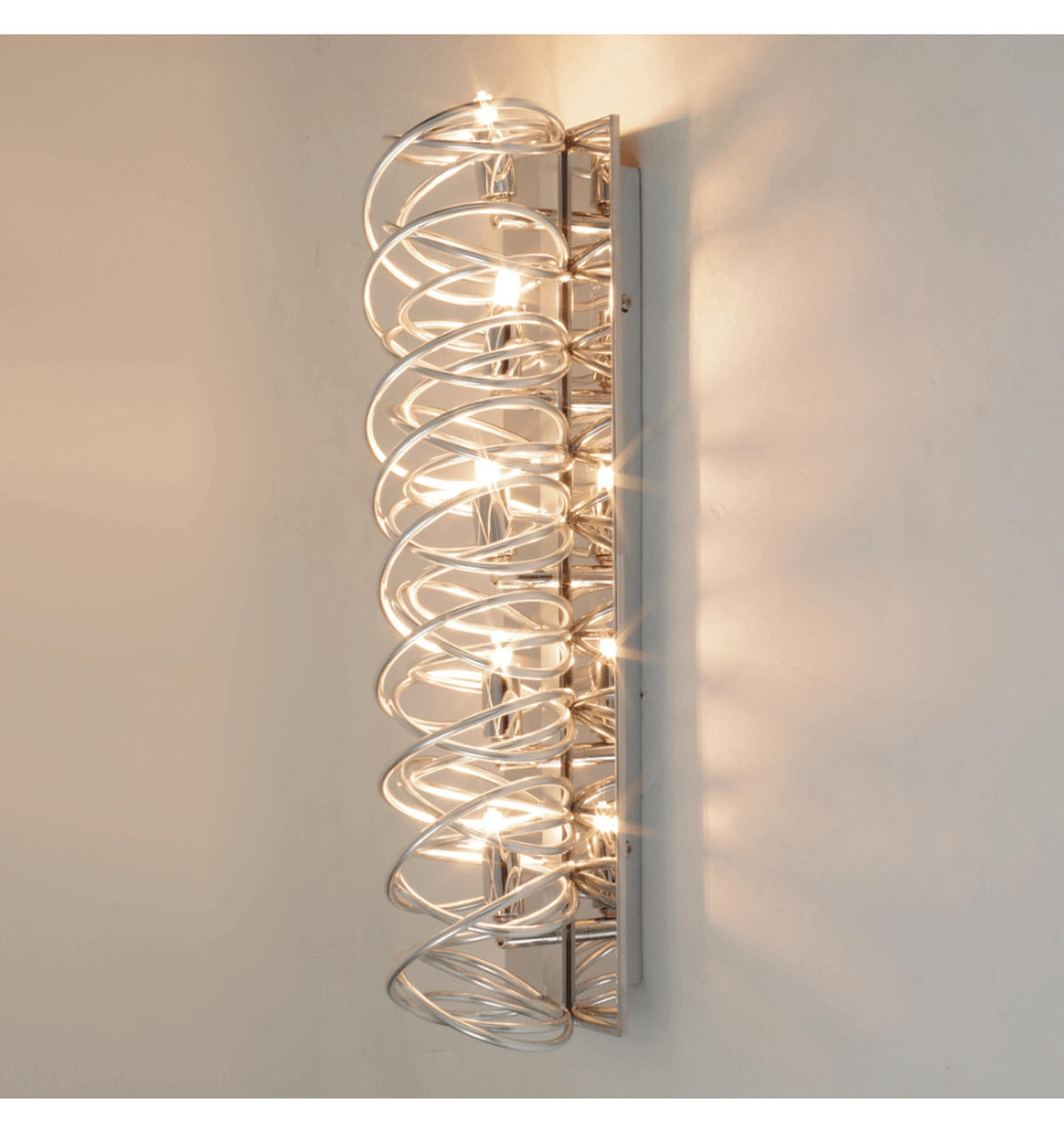 DECKENLEUCHTE Memphis, Silber/Chrom, 62cm - Chromfarben, Metall (62/12/13cm) - KOSILUM