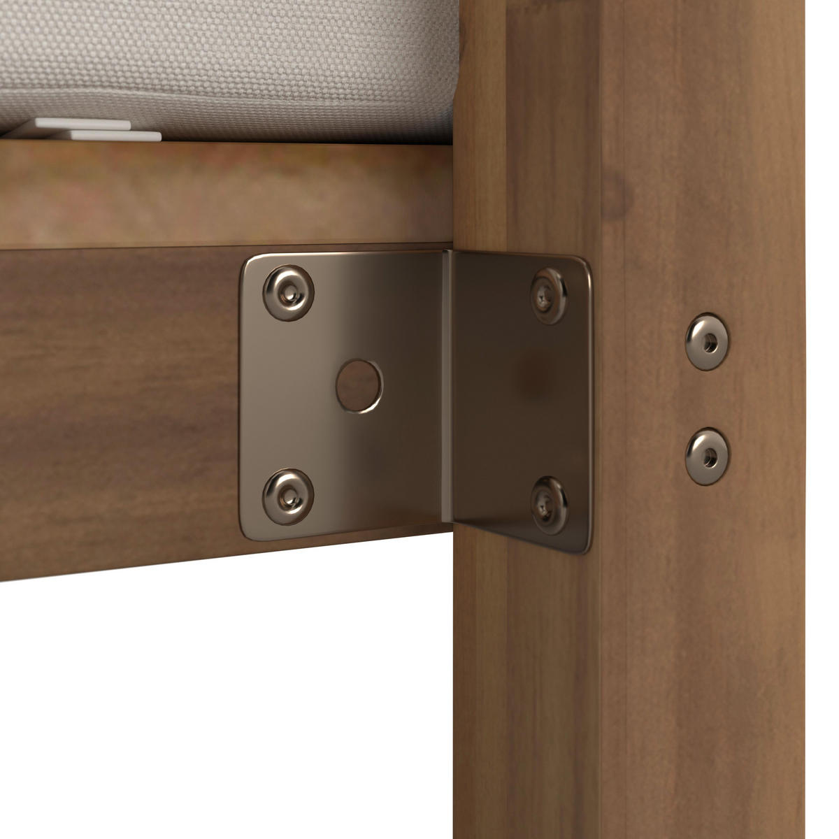 SONNENINSEL Nicola Creme Holz/Outdoorstoff - Creme, Holz (1/194.5/190cm)