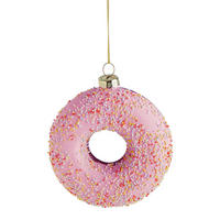 BAUMANHÄNGER Hang On Donut - Pink, Glas (9/11/3.5cm) - Butlers