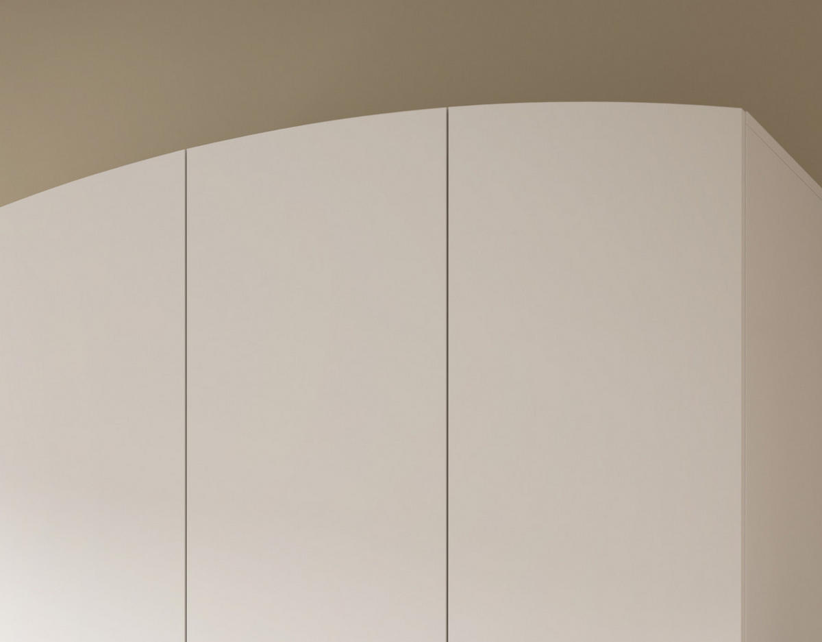 KLEIDERSCHRANK in weiß, Eiche Artsian 122 x 194 cm, Drehtürenschrank 3-türig skandinavisch - Eichefarben/Weiß, Holzwerkstoff (122/198/51cm) - Inn.Furn