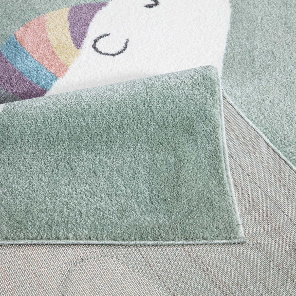 KINDERTEPPICH Anime 921 Grün 160x230 cm - Grün, Textil (160/230cm) - carpet city