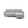 ECKSOFA Bono – Stilvolles Sofa mit Schlaffunktion, Robuste Holzfüße, Elegante Armlehnen, Tiefe Sitzfläche 226x164x88 cm – Rechte, Beige - Beige, Holz/Textil (226/164cm) - DomoHome