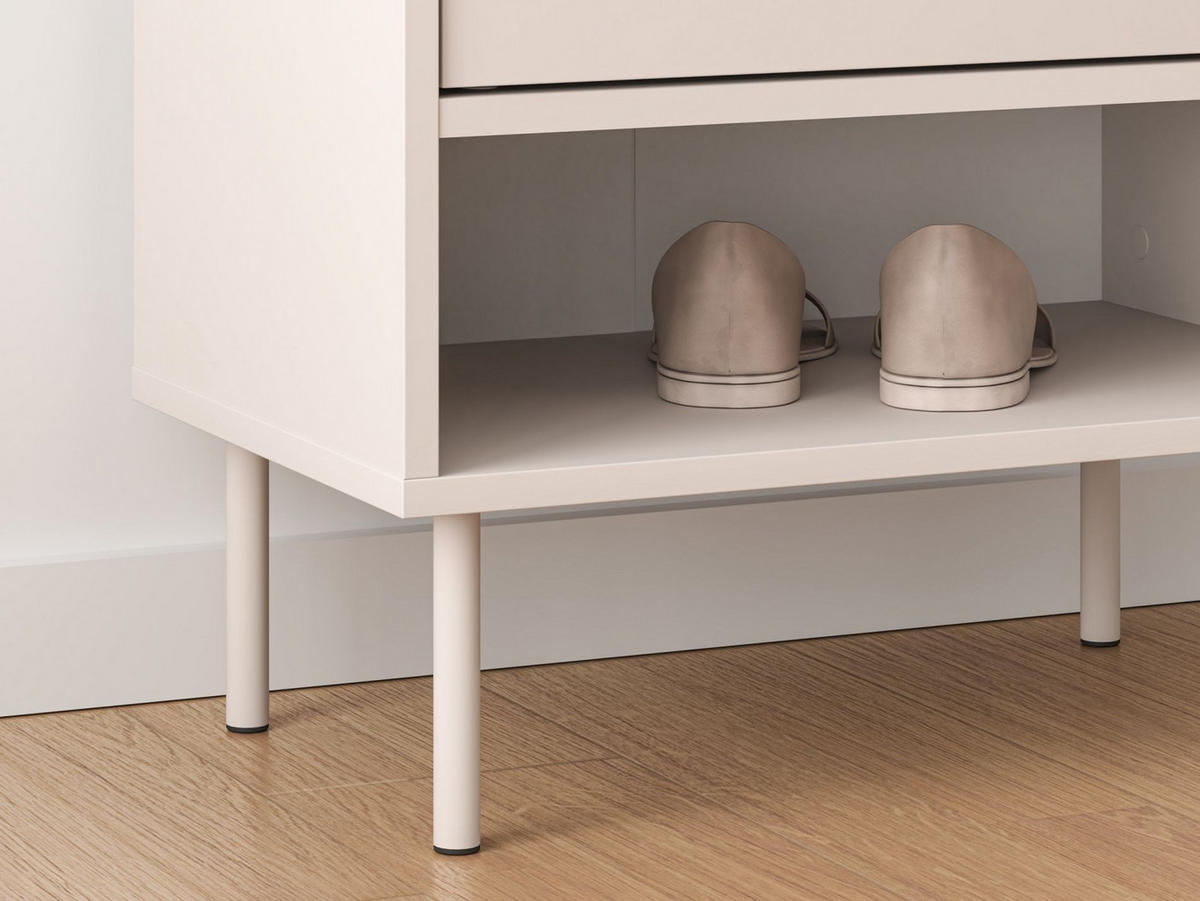 GARDEROBENSCHRANK Dioce greige 54 cm - Taupe, Holzwerkstoff (54/33.3/198cm) - Selsey