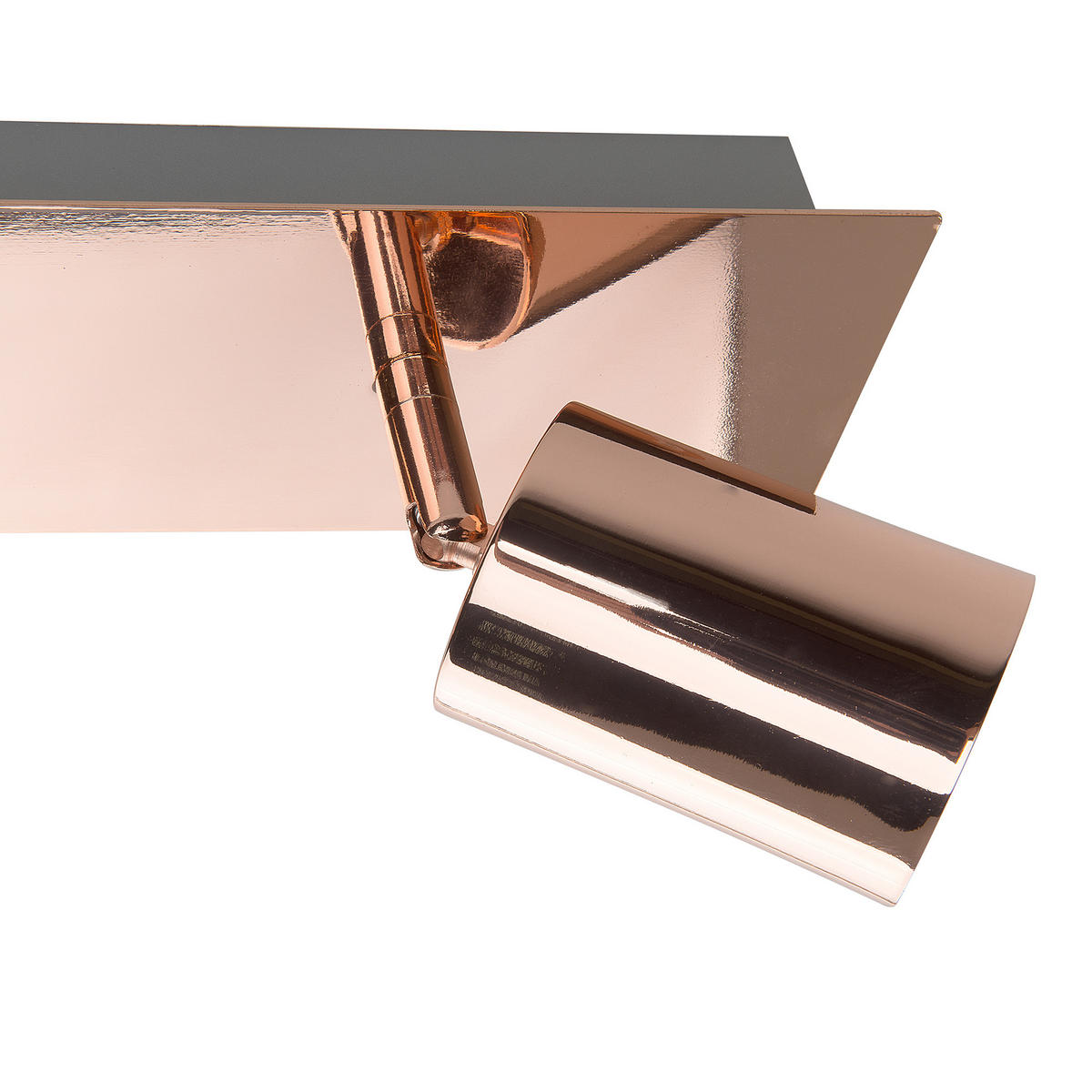 DECKENLEUCHTE Tigris 70x8x17 cm - Kupferfarben, Metall (8/70/17cm) - Beliani